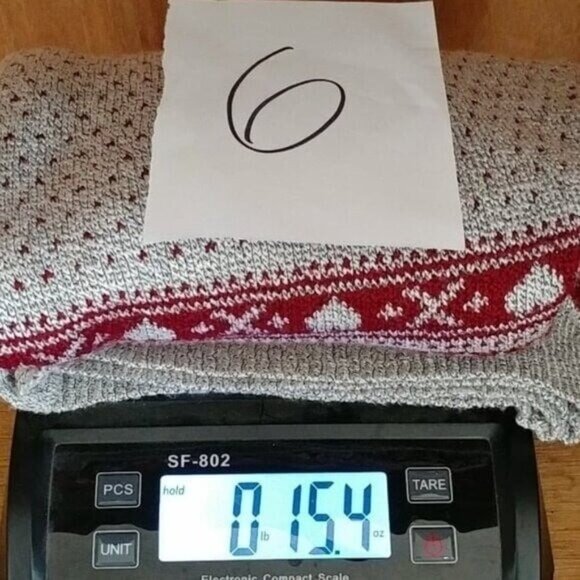 Great Northwest Clothing Sweater Women's Red Grey Cardigan Button Down Size XL - Picture 8 of 8